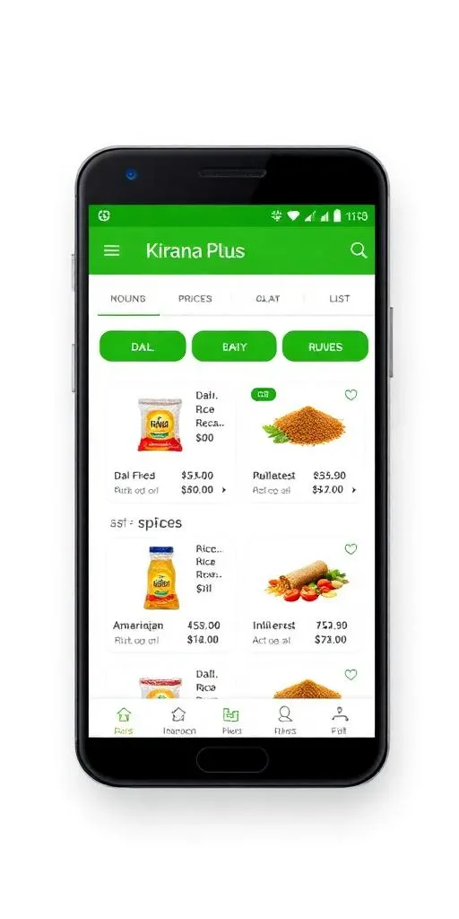 Kirana Plus WhatsApp store template for kirana plus business